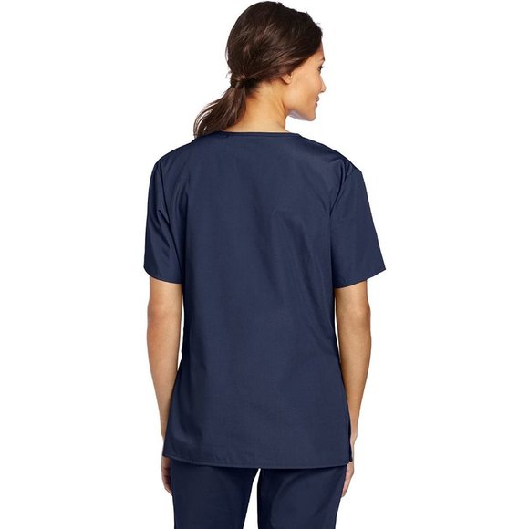 π2/$20πWONDERWINK Women's Scrubs Bravo 5 Pocket V-Neck Top, Navy, Large - Picture 14 of 14